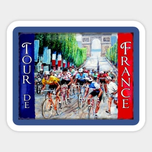 La Tour de France Vintage Advertising Print Sticker